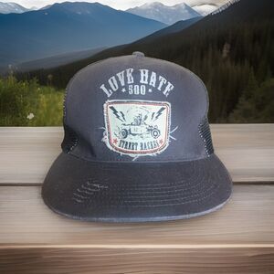 Ami James Tattoo Artist Love Hate 500 Street Racers Trucker Hat Cap Snapback